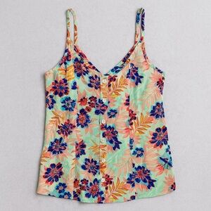 Forever 21 • Floral Multicolor Button-Down Cami • Size M